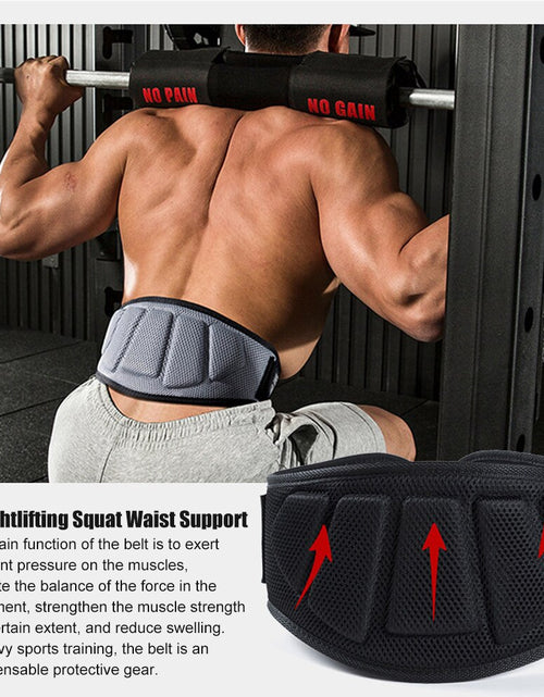 Load image into Gallery viewer, Fitness Weight Lifting Belt For Man And Woman Barbell Dumbbel Training Back Support Gym Squat Dip Powerlifting Waist Brace
