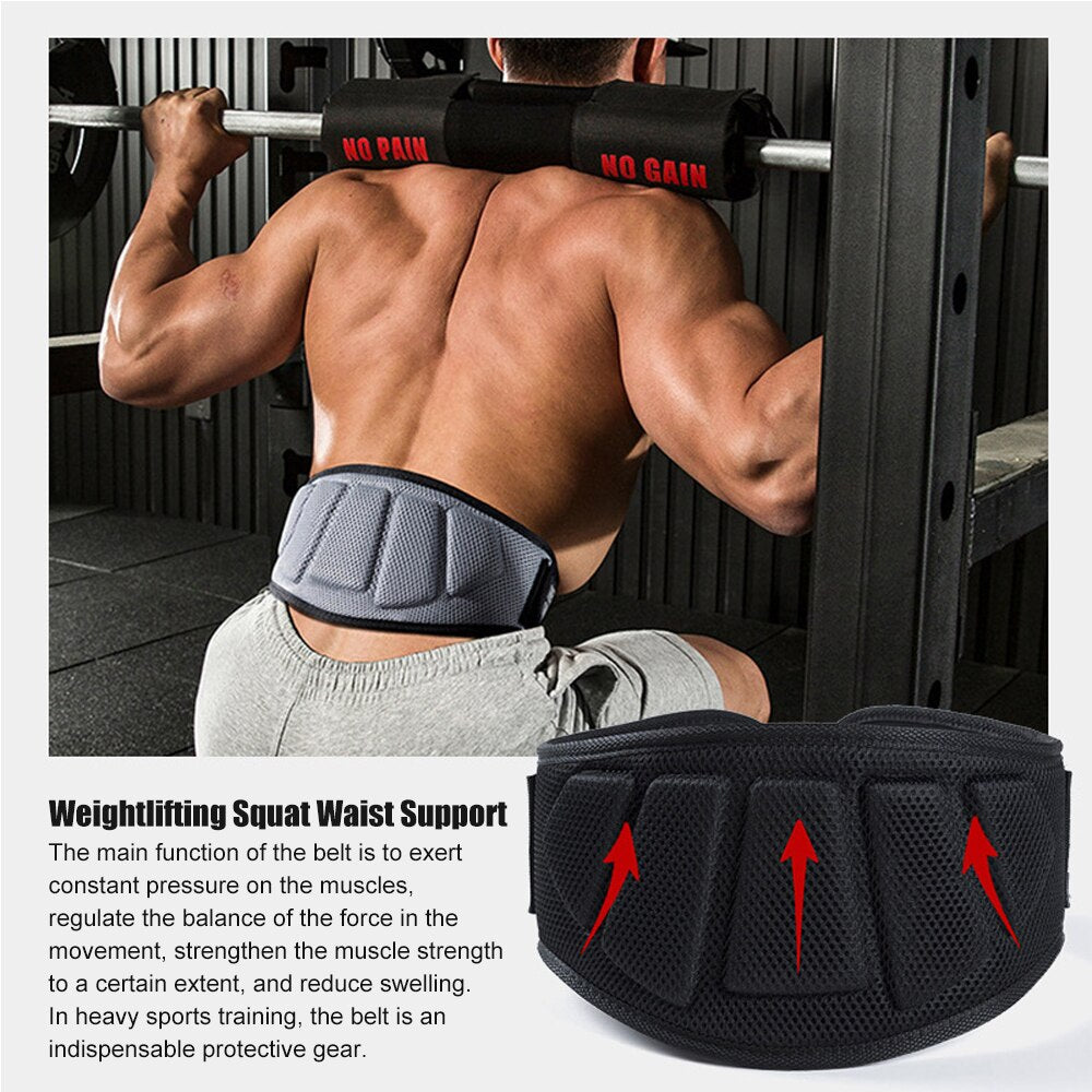 Fitness Weight Lifting Belt For Man And Woman Barbell Dumbbel Training Back Support Gym Squat Dip Powerlifting Waist Brace