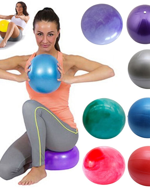 Load image into Gallery viewer, New 25cm Yoga Ball Exercise Gymnastic Fitness Pilates Ball Balance Exercise Gym Fitness Yoga Core Ball Indoor Training Yoga Ball
