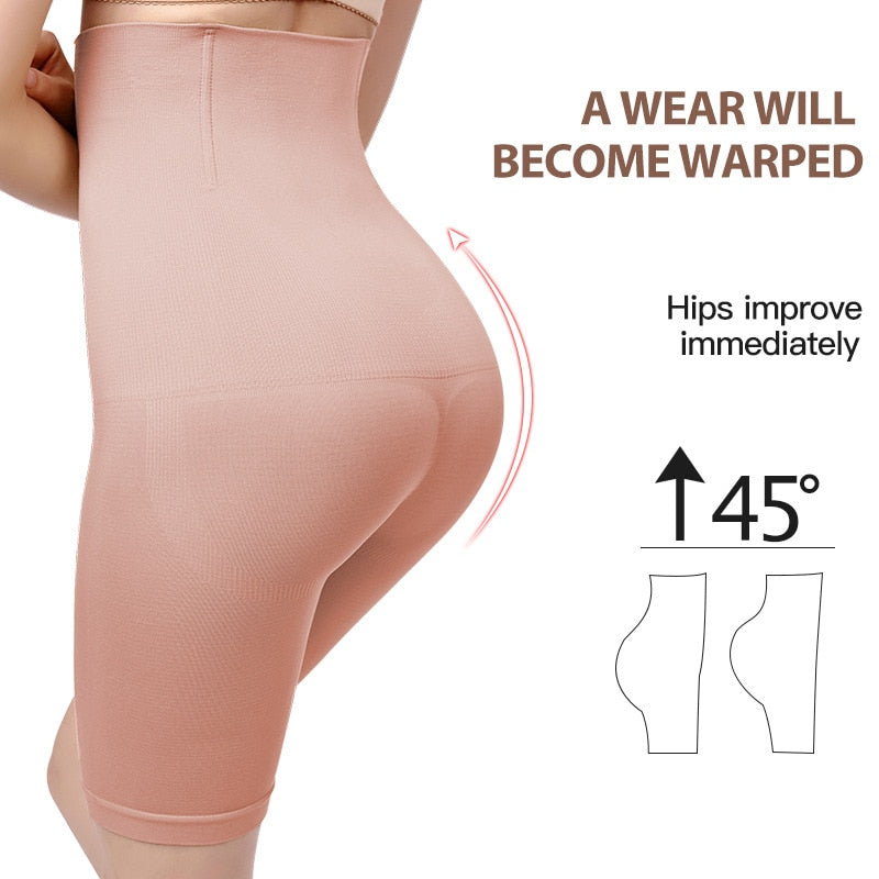 Women Shapewear High waist Butt Lifter Slimming Underwear Body Shaperwear Women's Waist Trainer Slimming Sheath Woman Flat Belly