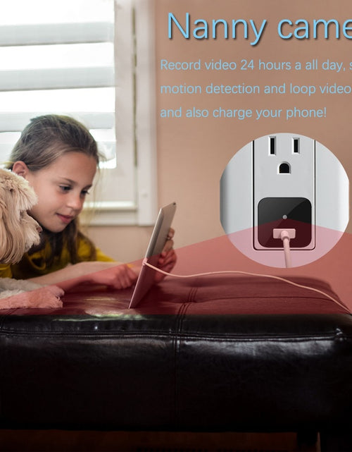 Load image into Gallery viewer, HD 4K 1080P Mini Plug Camera USB Charger  WiFi Video Recorder Home Security Motion Detection Surveillance Wireless Nanny Cam
