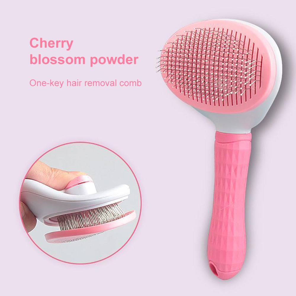 Dog Hair Remover Brush Cat Dog Hair Grooming And Care Comb For Long Hair Dog Pet Removes Hairs Cleaning Bath Brush Dog Supplies