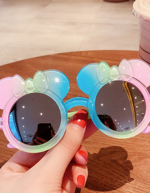 Load image into Gallery viewer, 2022 Boy Girl Cute Cartoon Bear Shape Fashion Round Sunglasses Children Vintage Sunglasses UV Protection Classic Kids Eyewear
