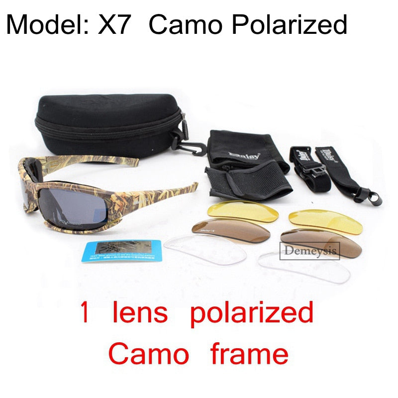 Tactical Polarized Glasses Military Goggles Army Sunglasses with 4 Lens Original Box Men Shooting Hiking Eyewear Gafas