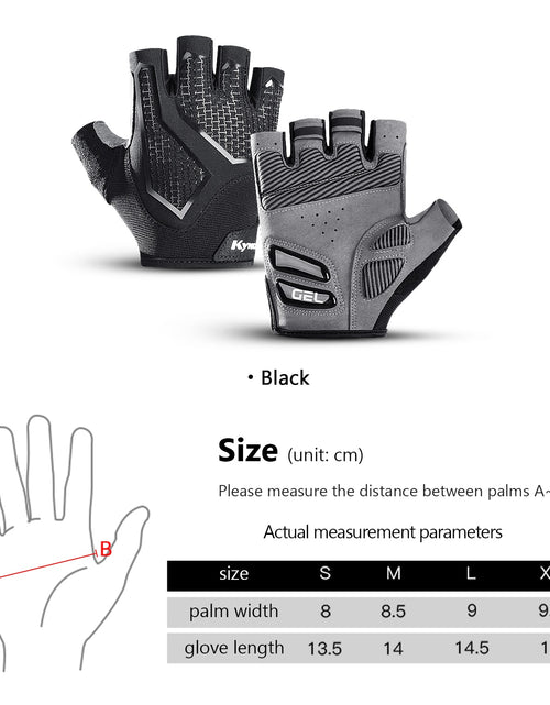 Load image into Gallery viewer, New Half-Finger Men&#39;S And Women&#39;S Cycling Gloves Liquid Silicone Shock-Absorbing Breathable Sports Bike Fitness Gloves
