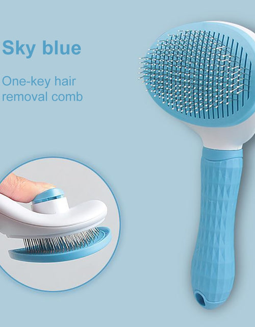 Load image into Gallery viewer, Dog Hair Remover Brush Cat Dog Hair Grooming And Care Comb For Long Hair Dog Pet Removes Hairs Cleaning Bath Brush Dog Supplies
