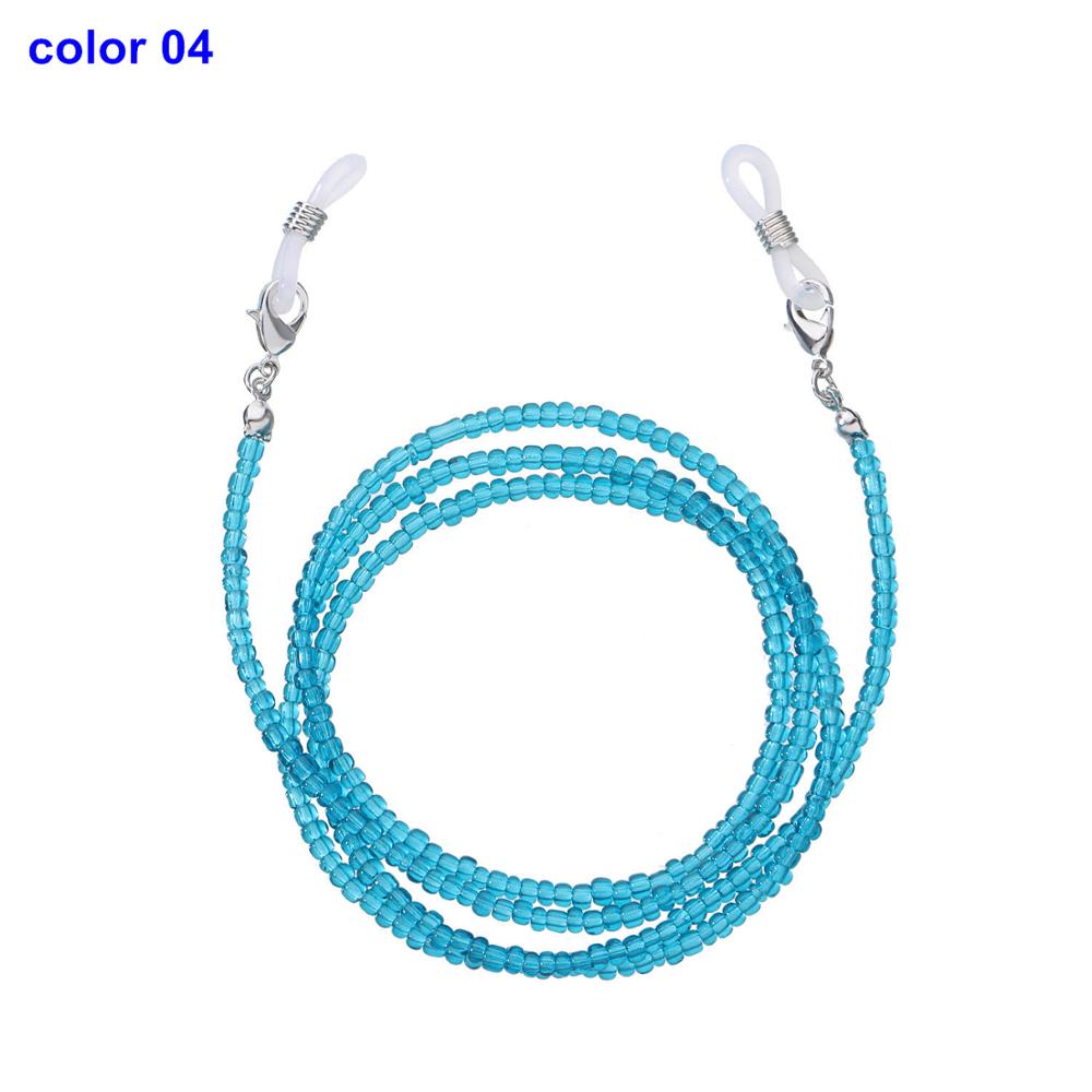 New Anti-Lost Eyeglass Strap Beaded Mask Chain Fashion Reading Glasses Sunglasses Spectacles Holder Neck Cord