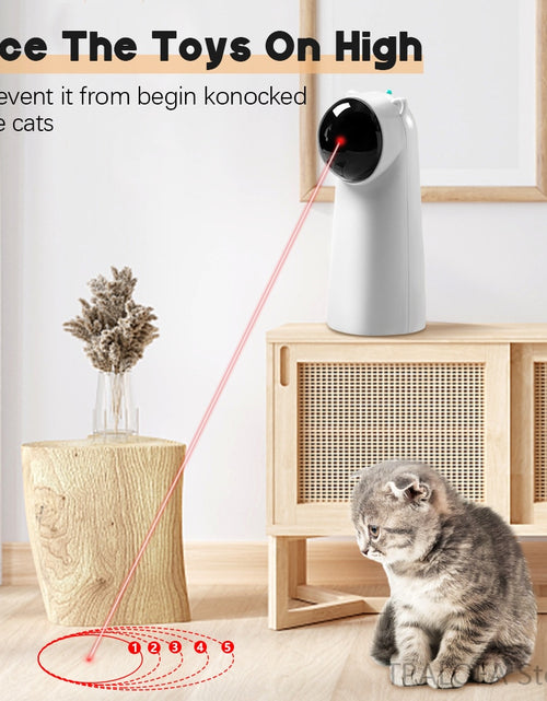 Load image into Gallery viewer, Automatic Cat Toys Interactive Smart Teasing Pet LED Laser Indoor Playing Cat Toy Handheld Electric Toys For Cats Accessories
