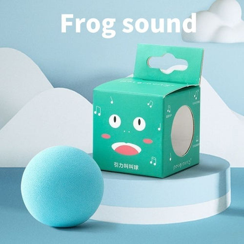 Load image into Gallery viewer, Smart Cat Toys Interactive Ball Smart Touch Bird Frog Cricket Sound Balls Pets Chewing Playing Toy Catnip Cat Training Supplies
