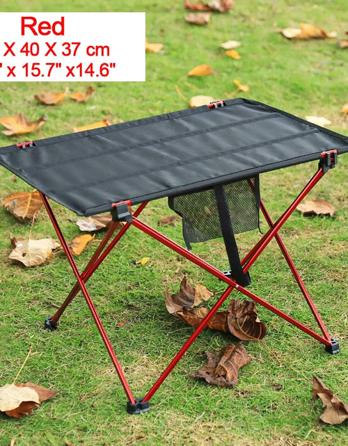 Load image into Gallery viewer, Outdoor Foldable Table Portable Camping Desk For Ultralight Beach Aluminium Hiking Climbing Fishing Picnic Folding Tables
