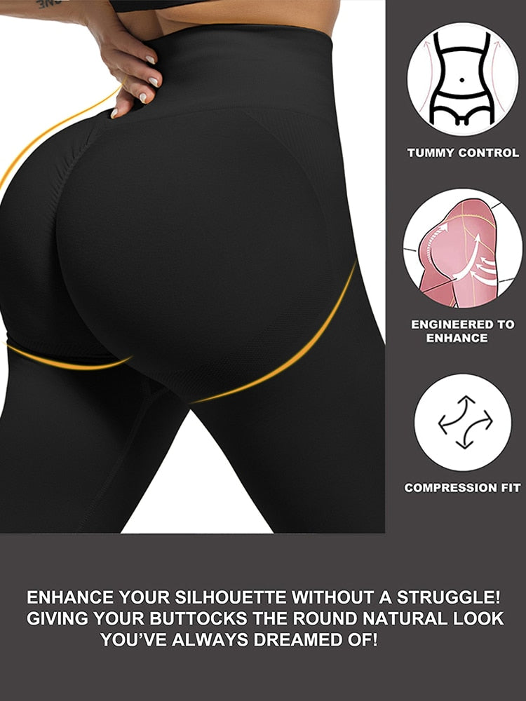 Push Up Sport Leggings Women High Waist Fitness Bubble Butt Leggings  Workout Women Leggings