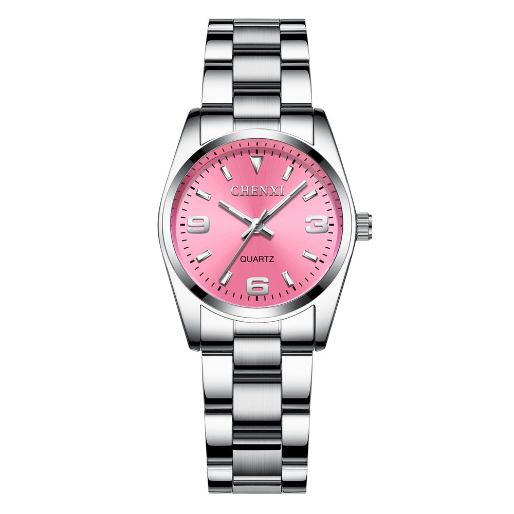 6 Colors CHENXI Brand Watch Luxury Women&#39;s Casual Watches Waterproof Watch Women Fashion Dress Rhinestone WristWatch CX021B