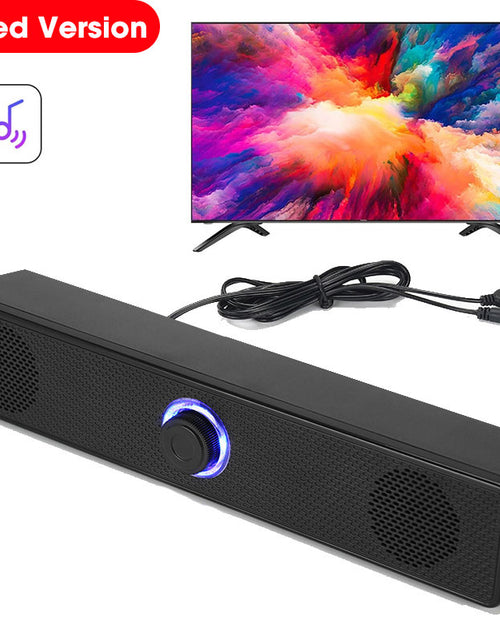 Load image into Gallery viewer, 4D Computer Speaker Bar Stereo Sound Subwoofer Bluetooth Speaker For Macbook Laptop Notebook PC Music Player Wired Loudspeaker
