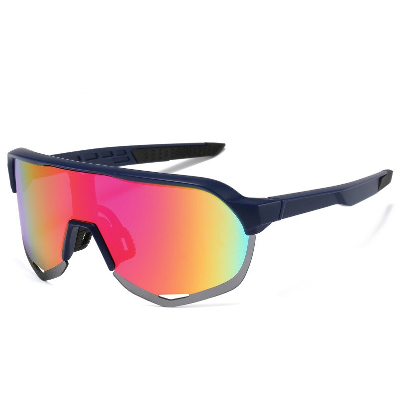 Outdoor Cycling Sports Coating Color-changing Colorful Glasses UV400 Mountain Biking Goggles Men&#39;s and Women&#39;s Sunglasses