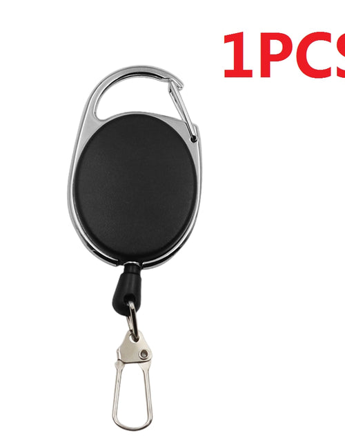 Load image into Gallery viewer, 1-4pcs Retractable Key Chain Reel Badge Holder with Quick Release Spring Clip
