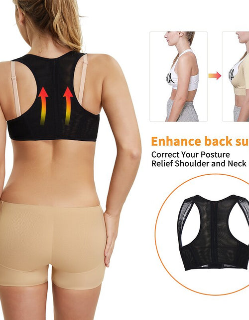 Load image into Gallery viewer, Push Up Bra Support Women Chest Brace Up Posture Corrector Shapewear Top Cropped Vest Back Compression Surgical Slimmer Band 3XL
