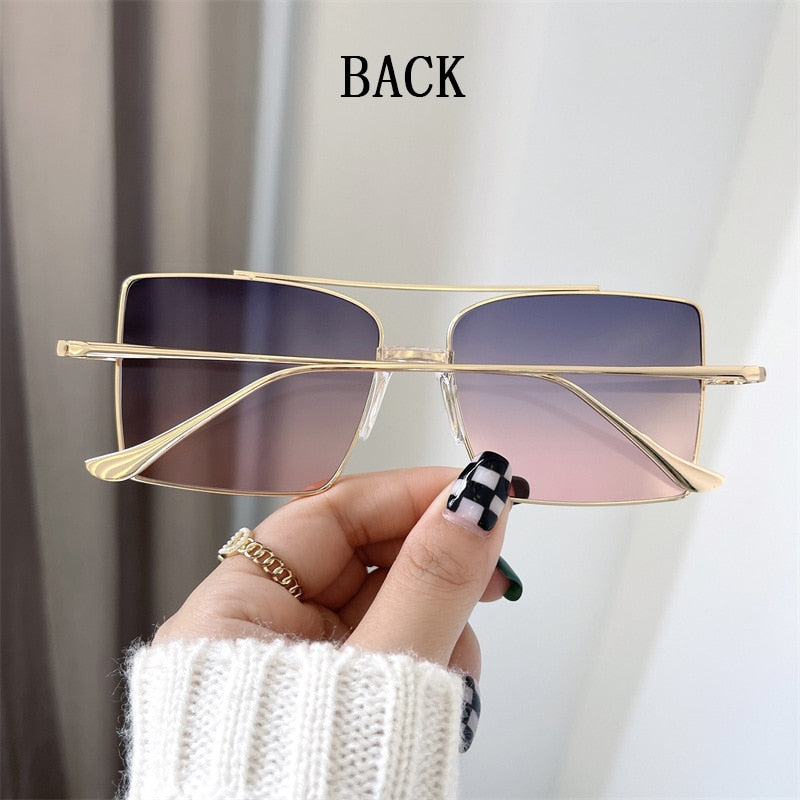 Square Sunglasses Women 2022 Fashion Shades For Sunshades Luxury Vintage Moda Feminina Lunette De Soleil Femme Zonnebril Dames