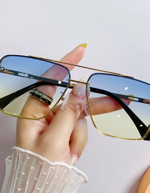 Load image into Gallery viewer, Sunglasses Women 2022 Square Fashion Glasses Rimless Shades  Retro Vasos Decorativos Lunette De Soleil Femme Zonnebril Dames Sol
