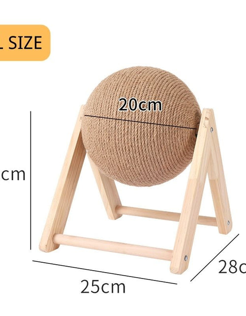 Load image into Gallery viewer, Cat Scratcher Ball Cat Toys Kitten Sisal Rope Ball Board Grinding Paws Toy Cats Scratcher Wear-resistant Pet Cat Accessories
