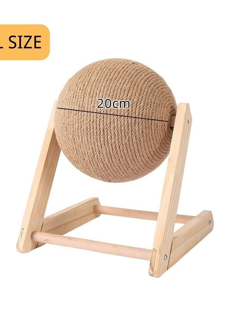 Load image into Gallery viewer, Cat Scratcher Ball Cat Toys Kitten Sisal Rope Ball Board Grinding Paws Toy Cats Scratcher Wear-resistant Pet Cat Accessories
