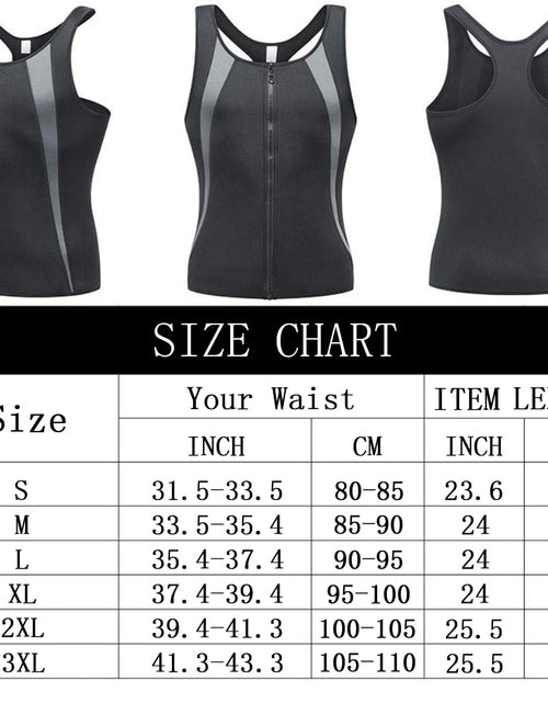 Load image into Gallery viewer, Men Body Shaper Fitness Neoprene Sauna Vest Waist Trainer Double Belt Sweat Shirt Corset Top Abdomen Slimming Shapewear Fat
