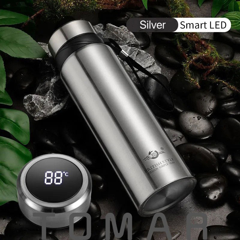 420-1800ml Large Capacity 304 Stainless Steel Tumbler Vacuum Thermal Flask Thermos Water Coffee Tea Portable Bottle Dropship