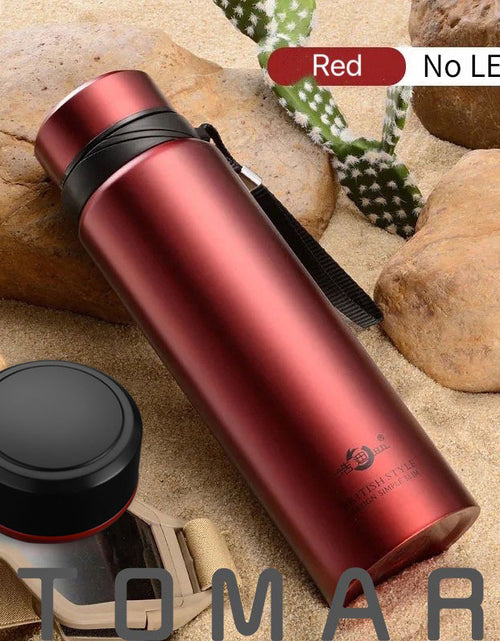 Load image into Gallery viewer, 420-1800ml Large Capacity 304 Stainless Steel Tumbler Vacuum Thermal Flask Thermos Water Coffee Tea Portable Bottle Dropship
