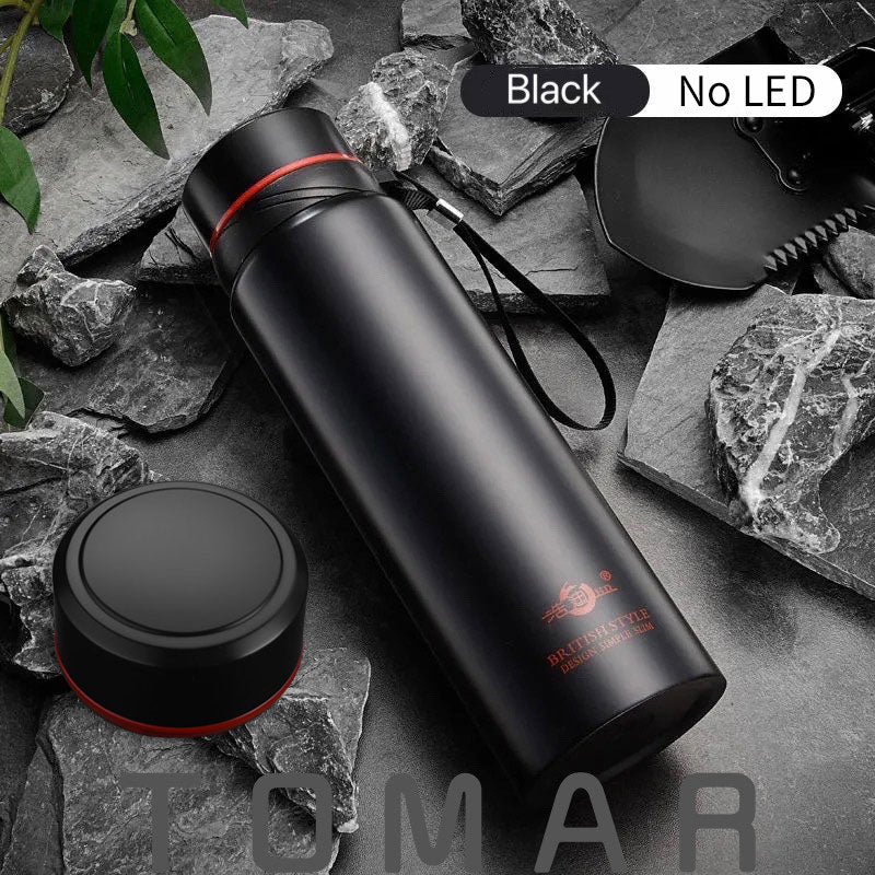 420-1800ml Large Capacity 304 Stainless Steel Tumbler Vacuum Thermal Flask Thermos Water Coffee Tea Portable Bottle Dropship