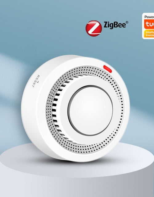 Load image into Gallery viewer, Tuya Zigbee Smoke Detector Home Kitchen Security Safety Prevention Smoke Sensor Sound Alarm Work With Zigbee Hub Smart Life APP
