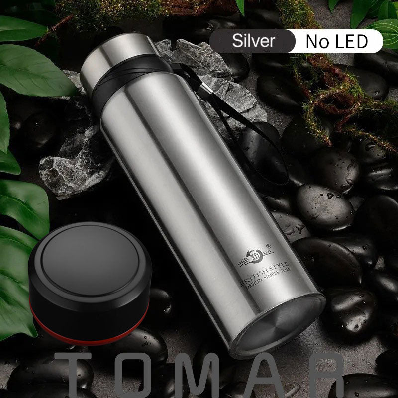 420-1800ml Large Capacity 304 Stainless Steel Tumbler Vacuum Thermal Flask Thermos Water Coffee Tea Portable Bottle Dropship