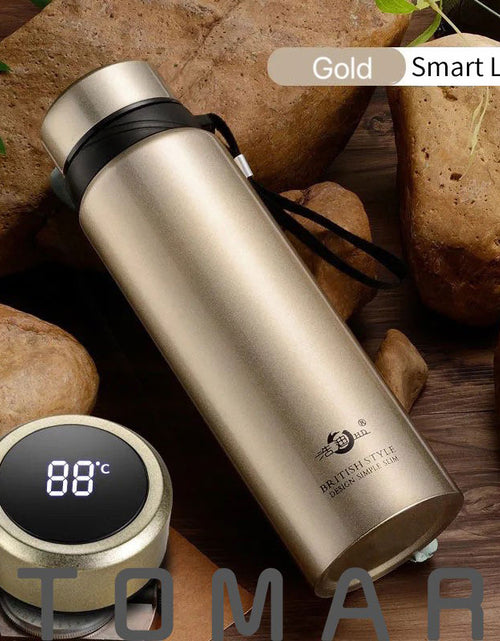 Load image into Gallery viewer, 420-1800ml Large Capacity 304 Stainless Steel Tumbler Vacuum Thermal Flask Thermos Water Coffee Tea Portable Bottle Dropship
